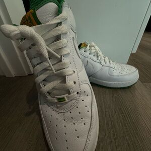 Nike “West Indies” White and Green Sneakers